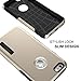 TOTU iPhone 6S Case, 6S Case, Premium Shock-Absorbing TPU Cases Durable Bumper Dual-Layer Cover, Soft Anti-Scratch Finish Work with iPhone 6 2014/6S 2015-Champagne Gold/Black