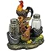 Rooster and Family Salière et poivrière Figurine pour décoration & Ferme rustique décor poule et poussins de cuisine poulet & Gifts Sculpture en faveur des agriculteurs
