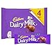 Cadbury Dairy Milk Chocolate Candy Bar Pack Imported From The UK England Creamy Milk Chocolate Made With A Glass & A Half Of Fresh Milk Made With Fairtrade Cocoa The Best British Candy Bar