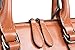 Heshe Women's Handbags Stuctured Shoulder Tote Cross Body Bags Purses for Ladies (Brown-R)