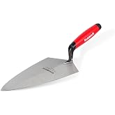 Goldblatt Pro Philadelphia Brick Trowel, 11-1/2"x5-3/4", One-Piece Steel | Classic Philadelphia pattern blade, rust-resistant coated surface, ergonomic non-slip handle, professional Masonry Tool