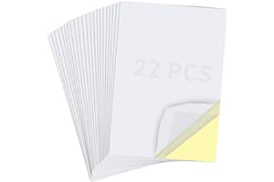 Birllaid 22 Sheets Clear Double Sided Adhesive Tape Sheets for Craft,Sticky Tumbler Tape Wide Large Double Sided Tape Sheets for DIY Art,Craft,Home Decorative Tape