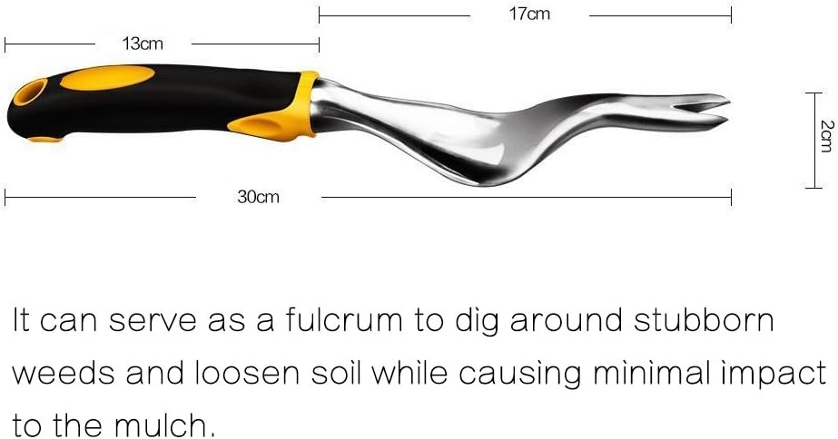 Qi Mei Garden Weeding Removal Cutter Tools Weed Puller Dandelion Digger Puller Weeding Tools Best Tool for Garden Lawn Yard(Yellow) : Garden & Outdoor