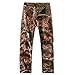 Eglemall Men's Military Tactical Hunting Pants Fleece Softshell Trousers Tree Camo M