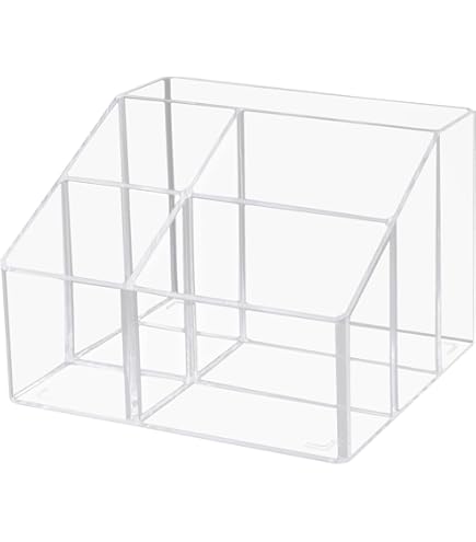 Acrílico Transparente Fácil Limpieza Portalápices Acrílico 3 Piezas - Organizador Escritorio Transparente Organizador Multifunción