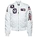 Alpha Industries Women's Vandy-1 Alpha Bomber Jacket XS White