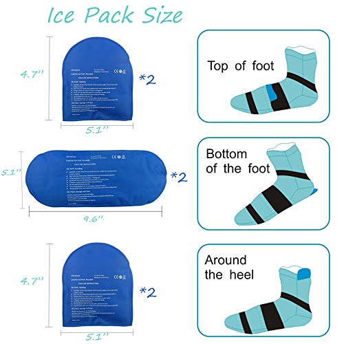 Cold Therapy Socks Strap) Ice Pack Socks Man/Woman Cooling Socks Gel Ice