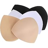 VOCHIC Womens Removable Smart Cups Bra Replacement Inserts Liner Pads 3 Pairs In Set Bra Pads Inserts Breast Pads