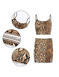 Vimoisa - Conjunto de faldas cortas para mujer, sexy, brillante, metálico, color plateado