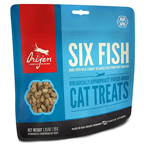 Orijen Six-Fish Freeze-dried Cat Treats 1.25 Oz