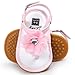 Voberry Baby Infant Girls Flower Pearl Princess Sandals Soft Sole First Walker Crib Shoes (0~6 Month, Pink)