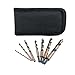 Norseman 7pc Acrylic Point Drill Set with Soft Case Black/gold