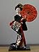 SSJ:Japanese Geisha Kimono Doll 11.8 Inches (Black)