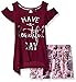 One Step Up girls Soft Knit Top and Short Set