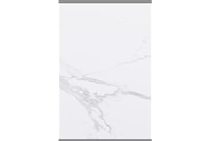 Dumawall+ Waterproof Wall Tiles, Easy-to-Install, Tongue & Groove System, UV Resistant, Strong & Durable | No Grouting, Cut with Hand Tools, Santorini Marble Sample