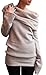 Merryfun Women's Spring Off-Shoulder Pullover Sweater Bottoming Shirt, Brown M