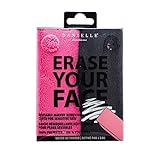 Danielle Erase Your Face Reusable Makeup Removing Cloths, 2-Pack, 2 Count, Pink/Black, 2 Count