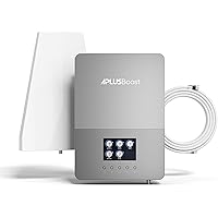 AplusBoost Cell Phone Booster for House & Cottage with LCD Display,Built-in Antenna,Cell Signal Booster Canada Boost 3G 4G LT