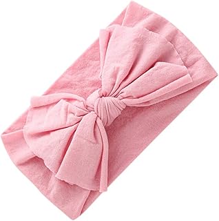 Lazzboy Baby Mädchen Neugeborene Kleinkind Nylon Haarbänder Und Schleifen Kind Haarschmuck Stirnbander Top Knot Turban Headwrap Für 3-48 Monaten