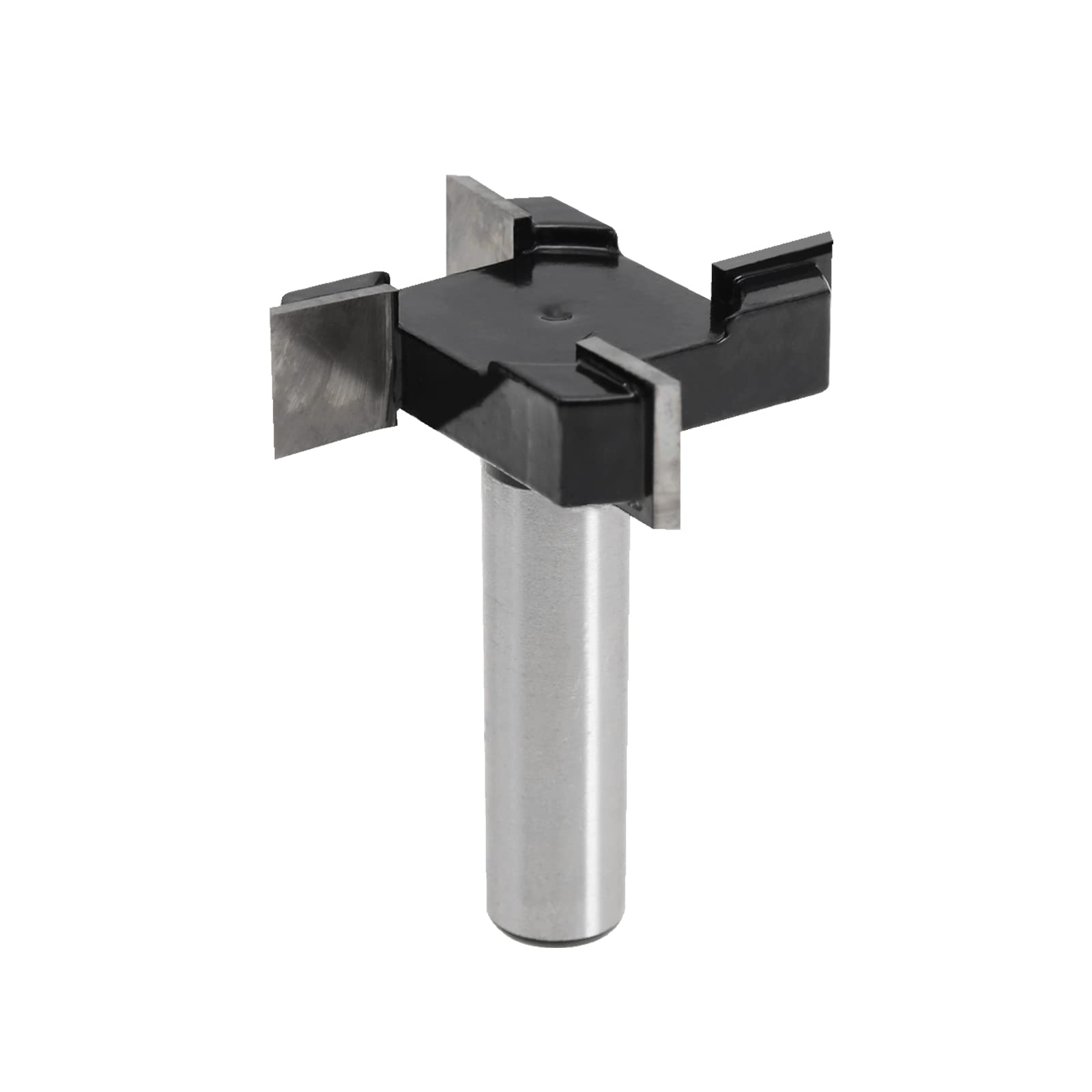 Be In Your Mind Milling Cutter 1/2 Inch Shank 2 Inch Cutting Diameter Slab Flattening Router Bit Planing Bit Woodworking Tool for Solid Wood Compact Plywood Acrylic