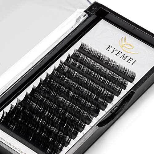 Eyelash Extensions 0.20mm C Curl 9-15 Mixed Lash Extension Light Lashes Individual Eyelashes Black Faux Mink Lashes Extensions Professional Perfect Suppliers for Salon Use by EYEMEI (0.20-C-Mix)
