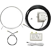 Upgrade Version Loop Antenna MLA-30+ Plus 0.5-30MHz Rainproof Ring Active Receive Antenna Low Noise Medium Short Wave