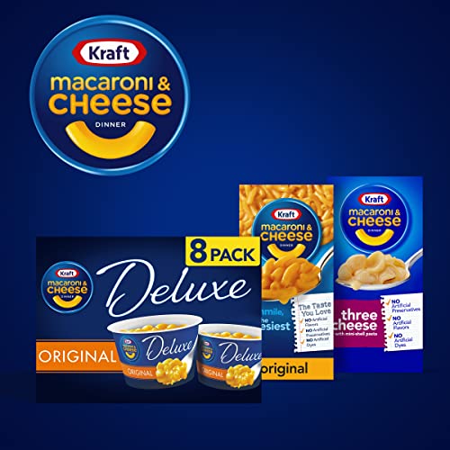 Kraft Deluxe Easy Mac Original Flavor Macaroni and Cheese (8 Microwaveable Cups) Pricepulse
