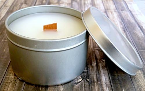 Cinnamon Roll - Scented - Wood Wick Soy Candle - 5.7 oz. - Free Shipping