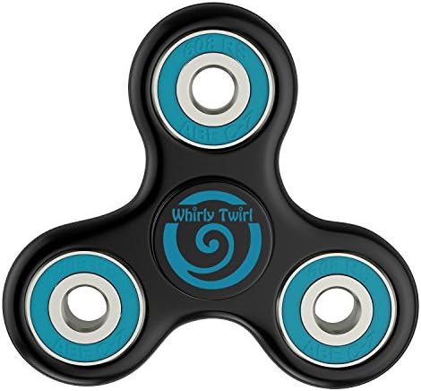 Fidget Spinner Fiddle Sensory Toys – Best 360 Hand Tri-Spinner EDC Focus Toy for Kids and Adults – Lessens Symptoms of Anxiety ADHD Stress Hyperactivity Autism – Highest Quality Bearings