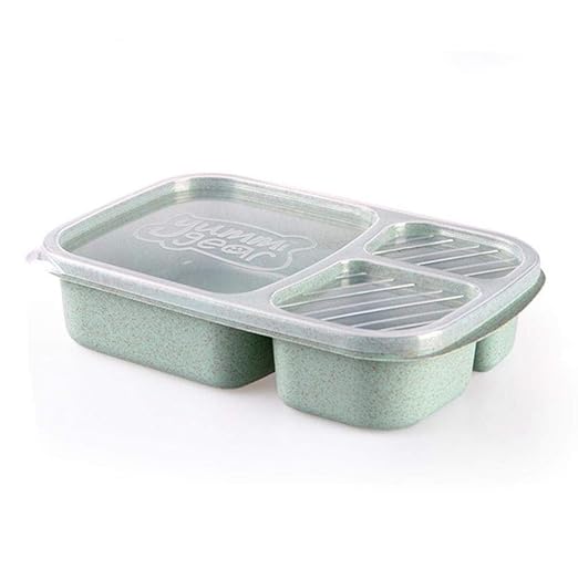 HuXwei Paja de Trigo Fiambrera Microondas Comida Contenedor ...