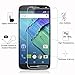 TANTEK [2-Pack Screen Protector for Motorola Moto X Pure Edition(2015) / Moto X Style,Tempered Glass Film,Ultra Clear,Anti Scratch,Bubble Free,Case Friendly