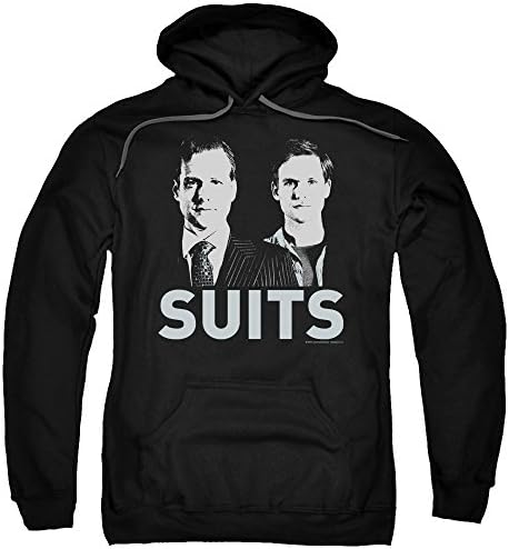 Suits Legal Comedy Drama Law Nyc TV USA Harvey &amp; Mike Adult Pull-Over Hoodie