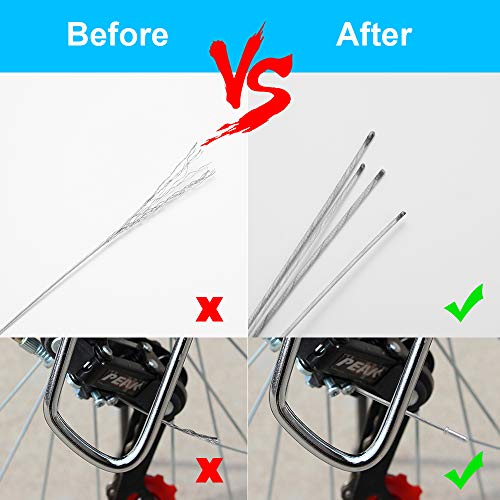 Universal Mountain Bike Brake Cable Gear Shift Cable Wire Set Kit, Complete Inner Replaceable