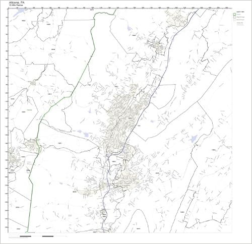 Altoona Zip Code Map Altoona, Pa Zip Code Map Laminated: Amazon.com: Office Products