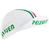 Vintage Cycling Cap- White with 7- Eleven Design