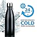 Ezire 17oz Water Bottle Double Wall Vacuum Insulated Water Bottle Stainless Steel Water Bottle Leak-Proof Keep 24 Hours Cold Perfect for Outdoor Sports Camping Hiking Cycling