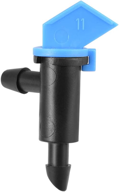 sourcing map Flag Dripper 2 GPH 8L/H Emitter Sprinkler for Garden Lawn Drip Irrigation Connect 4/7mm Hose, Plastic 30pcs - Image 4
