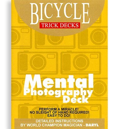 Mental Photography Deck Bicycle (Red) - Trick