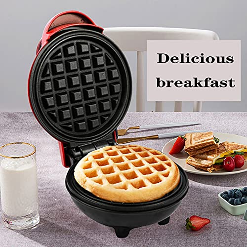 Mini waffle maker, 4 inch Portable Electric NonStick Waffle Iron
