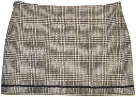 Royal Cult Womens Wool Fashion Mini Skirt (10, Gray/black)