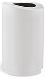 Safco Open Top Trash Can, 30 Gallon Stainless Steel