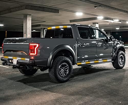 Multi Color Warning Emergency Safety Strip Light Package for Back ...