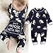 Toddler Infant Baby Girl Boy Long Sleeve Deer Romper Jumpsuit Pajamas XMAS Outfit