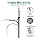 Headphone Splitter, 3.5mm Male to 2 X 3.5mm Female Audio Splitter, BEBONCOOL Stereo Earphones Splitter Cable, Aux Extension Cord for Apple, Samsung, LG, Smartphones, Tablets, Media Players