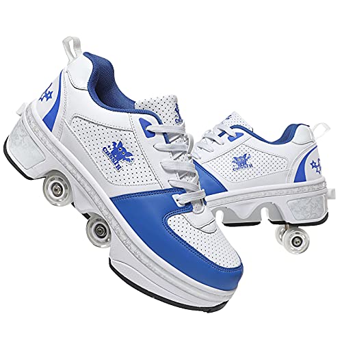 Roller Skates for Women/Girls, Kick Roller Shoes with Wheels