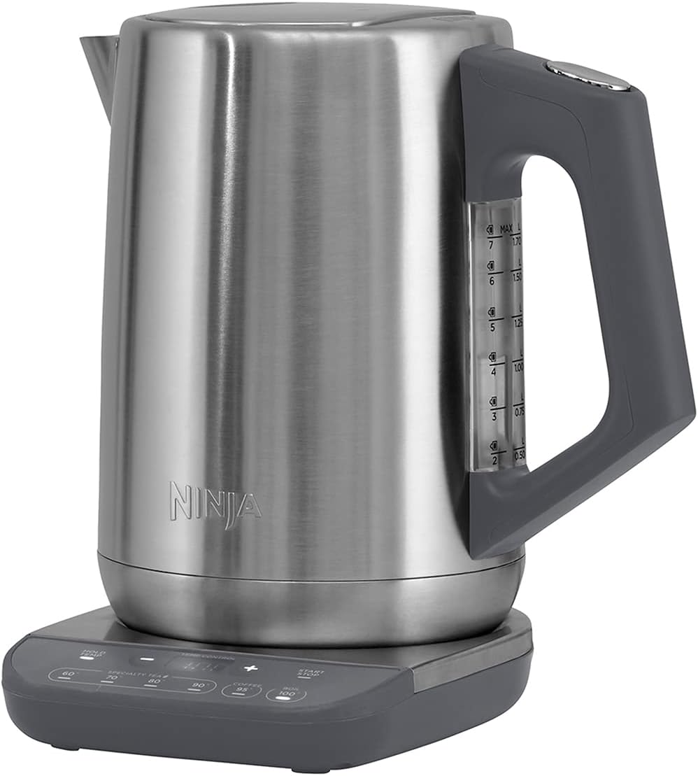 Ninja Perfect Temperature Kettle 1.7L KT201UK Stainless Steel 6 Temperature