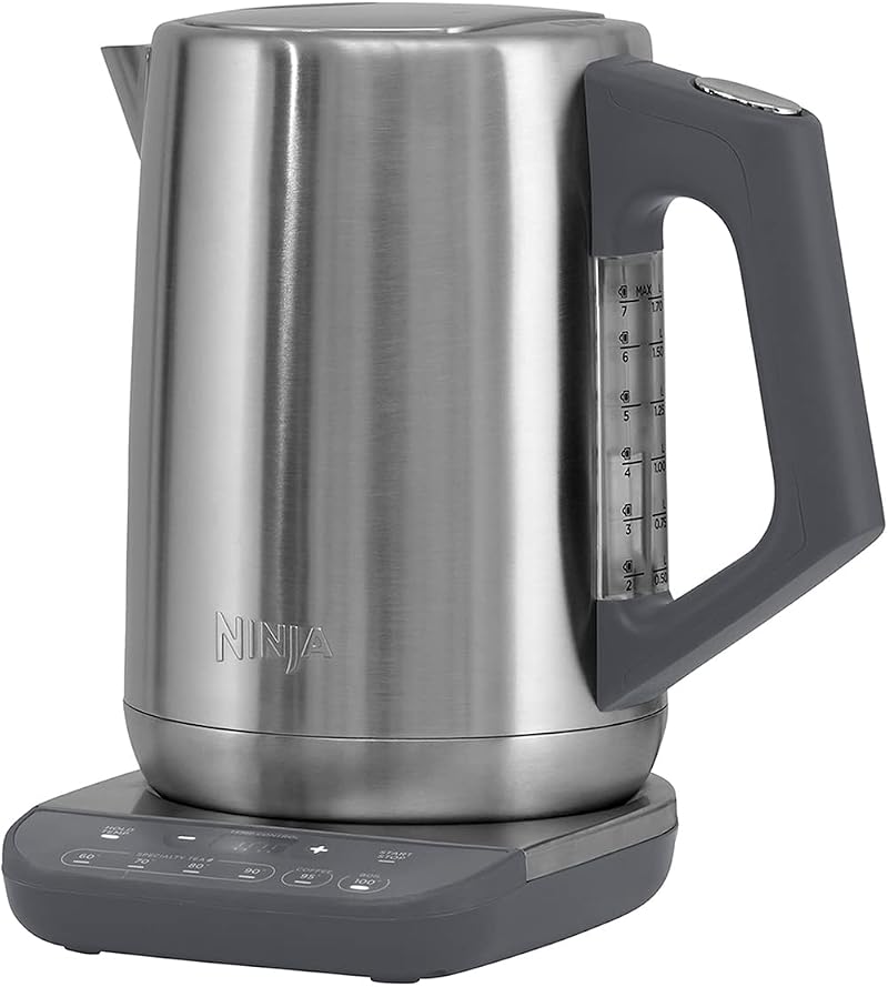 Ninja Perfect Temperature Kettle 1.7L KT201UK Stainless Steel 6 Temperature