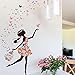 Hatop New Removable DIY Butterfly Flower Fairy stickers Bedroom Living Room Walls (I)