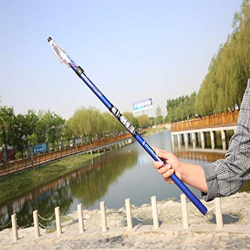 Jmmyq Carbon-Faser-3.6M 4.5M 5.4M 6.3M Spinning Angelruten-M Power Teleskop Felsen Angelrute Carp Feederrute Surf… – Bild 7