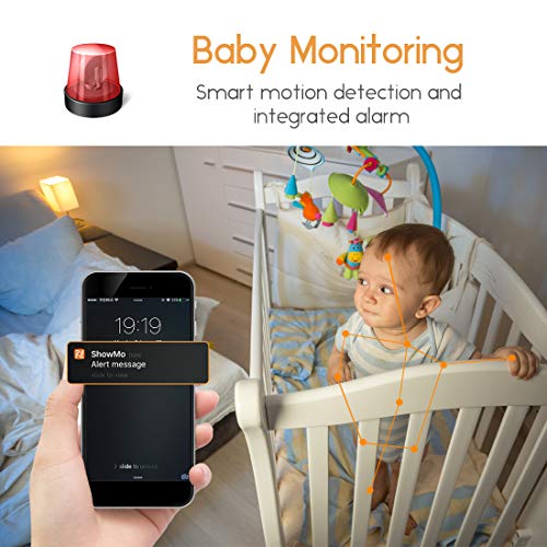 Wireless Baby Monitor Camera,1080P WiFi Security Camera IP Indoor Home Camera with app for Phone,with Night Vision,Two Way Talk,Motion Activated,Cloud Storage,for Pet/Baby/Elder/Nanny Cam